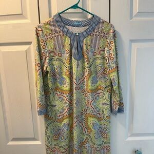 J. McLaughlin Multicolor Paisley Dress L